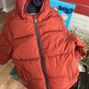 Old Navy Kids Rust Puffer Jacket